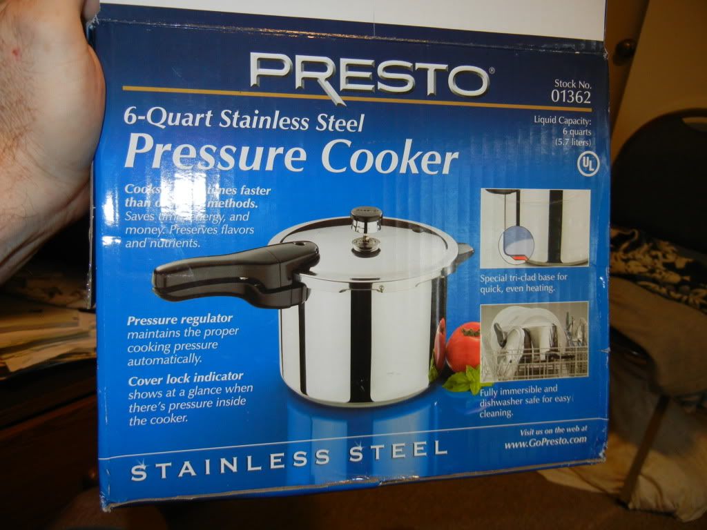 Got my Pressure cooker today. (Pictures) Survivalist Forum